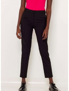 Pantaloni negri cu model taiat drept camaieu - Femei
