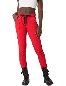 Basic pantaloni de trening pentru femei roşii