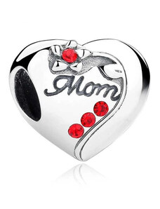 GALAS Talisman din argint 925 MOM Red Heart