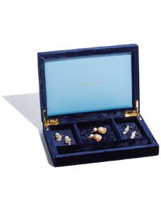 Sophie Bille Brahe Trésor velvet jewellery box - Blue