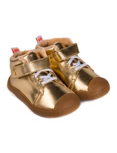 BIBI Shoes Ghete Fete Bibi Prewalker Gold cu Blanita