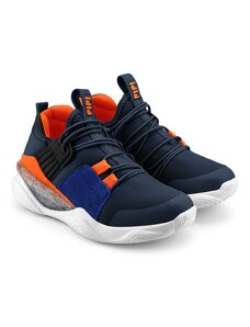 BIBI Shoes Pantofi Sport Baieti Bibi Line Flow Naval/Orange