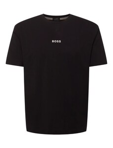 BOSS Tricou 'Chup' negru / alb