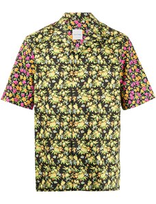 Paul Smith mix floral print shirt - Black