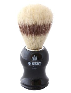 Kent Black socket - pure white bristle, badger effect [1]