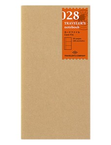 Traveler's Company TRAVELER'S notebook Refill Card File #028 [5]