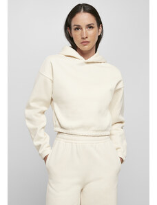 UC Ladies Women's short oversized hoodie whitesand