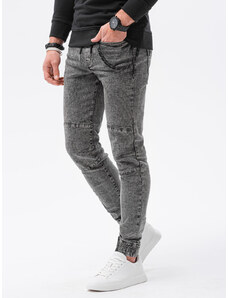 Ombre Clothing Pantaloni de jogger pentru bărbați Evalp neagră L