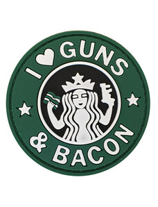 WARAGOD Petic 3D I Love Guns and Bacon 6cm
