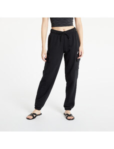 Pantaloni de trening pentru femei Nike NSW Essential Fleece Mid-Rise Cargo Pants Black/ White
