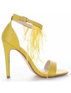 pantofi plați de damă Sergio Todzi galben SY-023