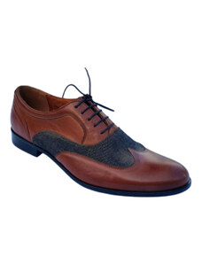 Pantofi eleganti barbatesti, din piele naturala, maro, Conhpol 5535