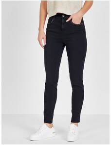 Black Women Slim Fit Jeans cu detalii decorative Liu Jo - Femei