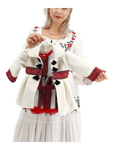 Ie Traditionala Costum Traditional Fetite Bianca 9