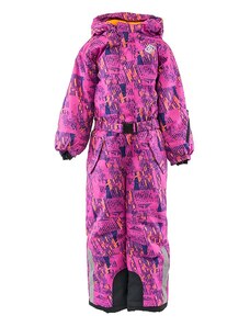 Pidilidi Salopete de ski pentru fetițe, Pidilidi, PD1097-03, roz