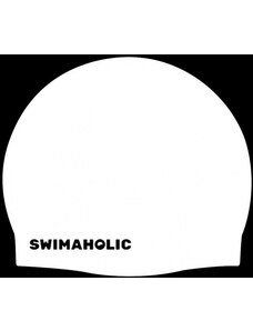 Cască de înot pentru copii swimaholic classic cap junior alb