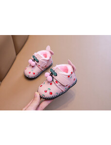 Superbebeshoes Pantofi imblaniti roz - Cirese