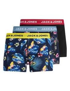 JACK & JONES Boxeri albastru fumuriu / galben / roșu / negru
