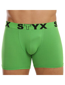Boxeri bărbați Styx long elastic sport verde (U1069) XXL