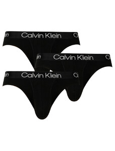 3PACK slipuri bărbați Calvin Klein negre (NB2969A-7VI) M