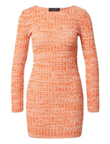 In The Style Rochie tricotat 'Saffron' portocaliu / alb
