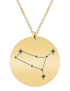 BijuBOX Colier argint 925 placat cu aur galben 24K personalizat cu constelatii - Gemeni