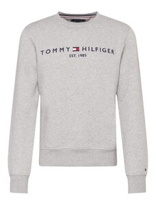 TOMMY HILFIGER Bluză de molton bleumarin / gri amestecat / roșu / alb