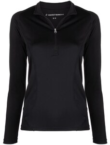 Perfect Moment back-seam thermal top - Black