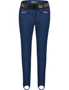 Nordblanc Pantaloni de schi softshell albaștri pentru femei SKINTIGHT