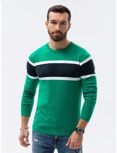 Ombre Clothing Pulover clasic pentru bărbați Ranlor verde M