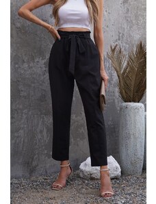 OMG Pantaloni eleganţi de damă Raneph neagră XL