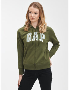 Zippered sweatshirt with GAP logo - Women