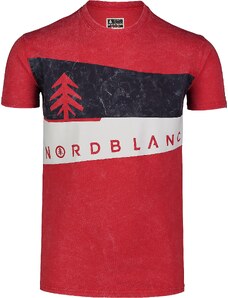 Nordblanc Tricou roșu pentru bărbați GRAPHIC