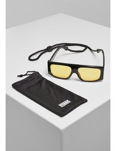 Ochelari de soare // Urban classics Sunglasses Raja with Strap black/yellow