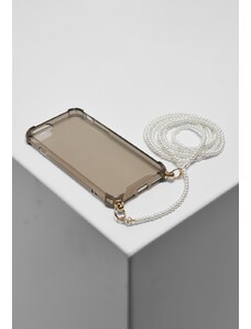 Urban Classics Accessoires / Phonecase with Pearl Necklace I Phone 6/7/8 black
