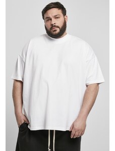 Tricou pentru bărbati cu mânecă scurtă // Urban classics Oversized Mock Neck Tee white
