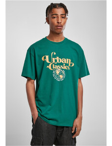 Tricou pentru bărbati cu mânecă scurtă // Urban Classics Organic Globe Logo Tee green