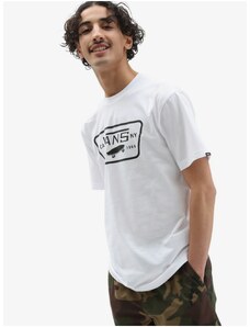 White men's T-shirt with print VANS Full Patch - Men