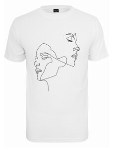 Tricou pentru femei cu mânecă scurtă // Mister tee Ladies One Line Tee white