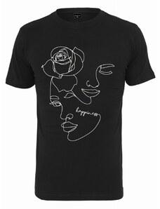 Tricou pentru femei cu mânecă scurtă // Mister tee Ladies One Line Rose Tee black