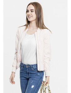 Jachetă bomber pentru femei // Urban classics Ladies Light Bomber Jacket light pink