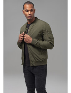Jachetă pentru bărbati // Urban classics Light Bomber Jacket dark olive
