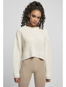 Pulover pentru femei // Urban classics Ladies Wide Oversize Sweater whitesand