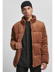 Jachetă pentru bărbati // Urban Classics Boxy Corduroy Puffer Jacket toffee