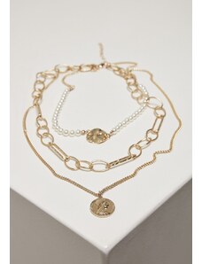 Urban Classics Accessoires / Ocean Layering Necklace gold