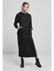 Urban Classics / Ladies Modal Terry Long Hoody Dress black
