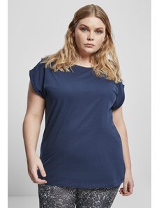 Tricou pentru femei cu mânecă scurtă // Urban classics Ladies Extended Shoulder Tee darkblue