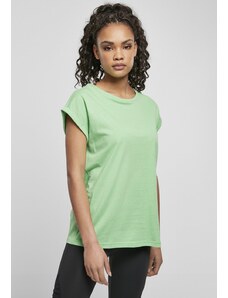 Tricou pentru femei cu mânecă scurtă // Urban classics Ladies Extended Shoulder Tee ghostgreen