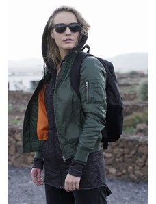 Jachetă bomber pentru femei // Urban classics Ladies Basic Bomber Jacket olive