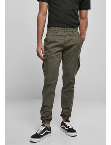Pantaloni cargo // Urban Classics AOP Glencheck Cargo Jog Pants olive